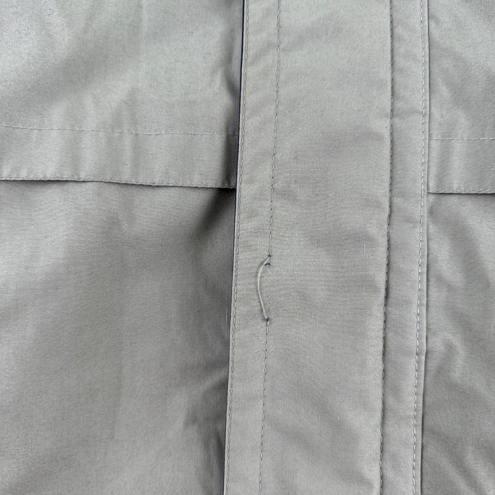London Fog Jacket Mens L Long‎ Tan Thinsulate Insulated Full Zip Harrington Coat - Picture 10 of 16